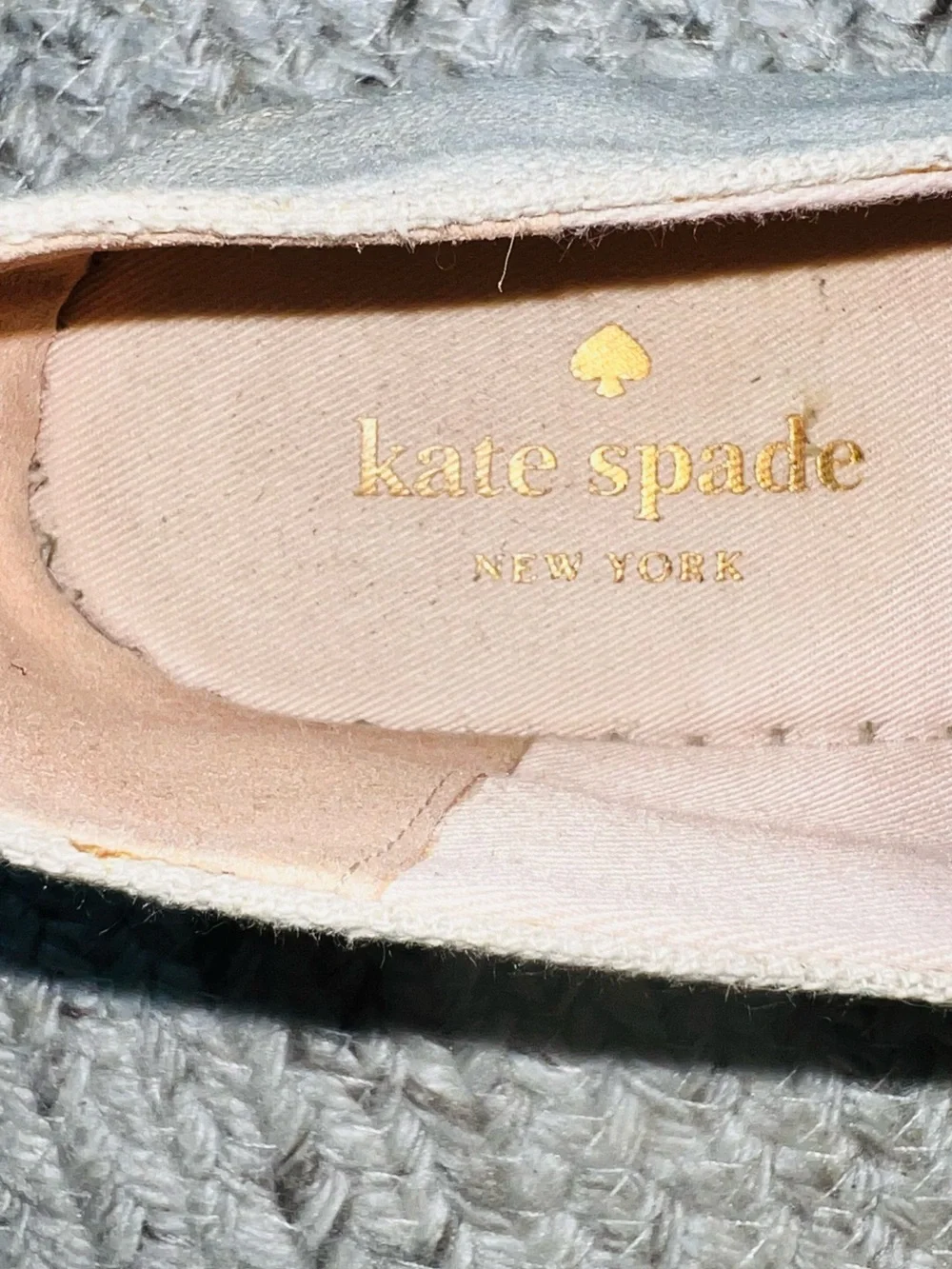 Kate Spade Black Leather Espadrilles